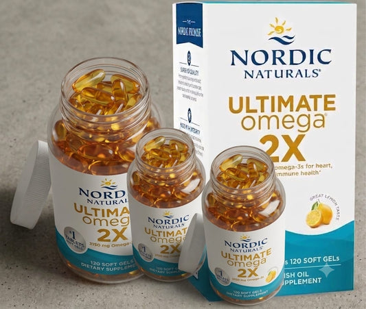 Nordic Naturals Ultimate Omega 2X 2150 mg Omega-3 – 120 Soft Gels Lemon