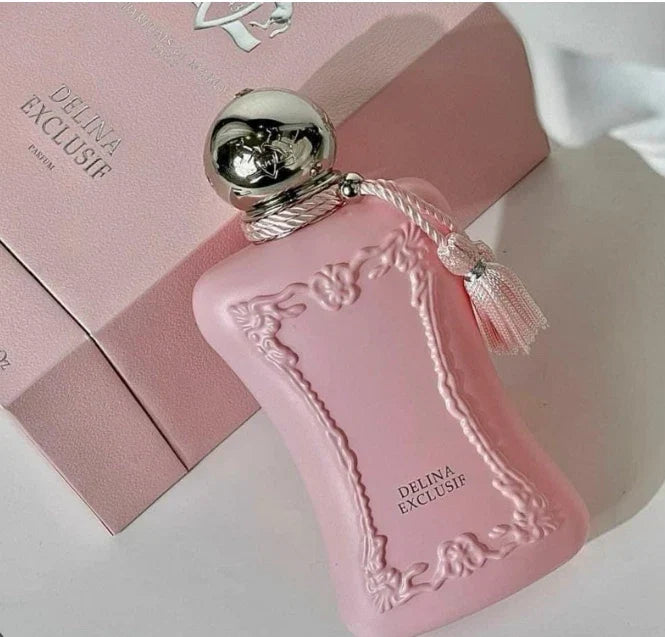 Parfums de Marly Delina Exclusif Eau De Parfum for Women 2.5 oz (75ml) | Luxury Rose Oud Floral Fragrance | Long Lasting Niche Perfume