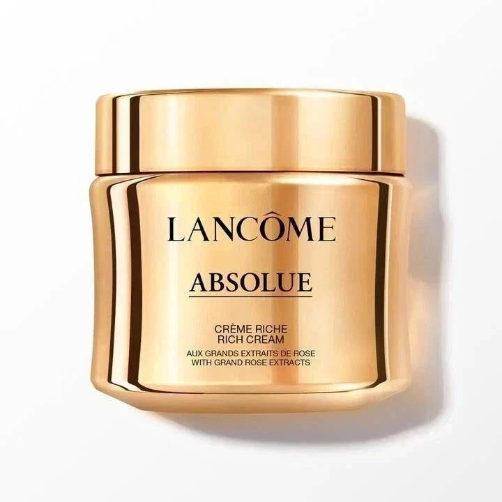 Lancôme Absolue Revitalizing Brightening Rich Cream 2 oz (60ml) | Luxury Anti-Aging Face Moisturizer | Radiance Boosting Skincare Cream | Authentic