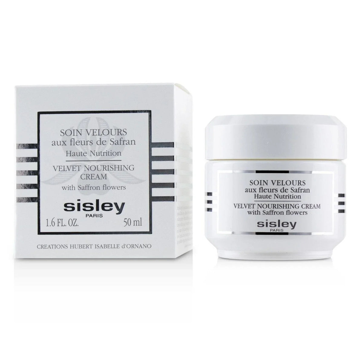 Sisley Velvet Nourishing Cream with Saffron Flower 50ml (1.6 oz) | Luxury Hydrating Face Moisturizer | Nourishing Anti-Aging Skincare Cream | New Sealed Box