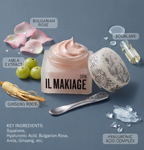 IL MAKIAGE The Alchemist’s Cream – Illuminating Hydrating & Firming Face Moisturizer