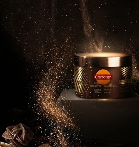 Carroten Gold Shimmer Intensive Tanning Gel 150ml – Golden Glow Body Tanning Gel