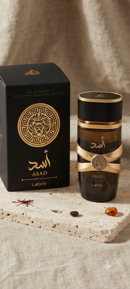 Lattafa Asad Eau de Parfum 100ml – Men’s Amber & Spicy Fragrance
