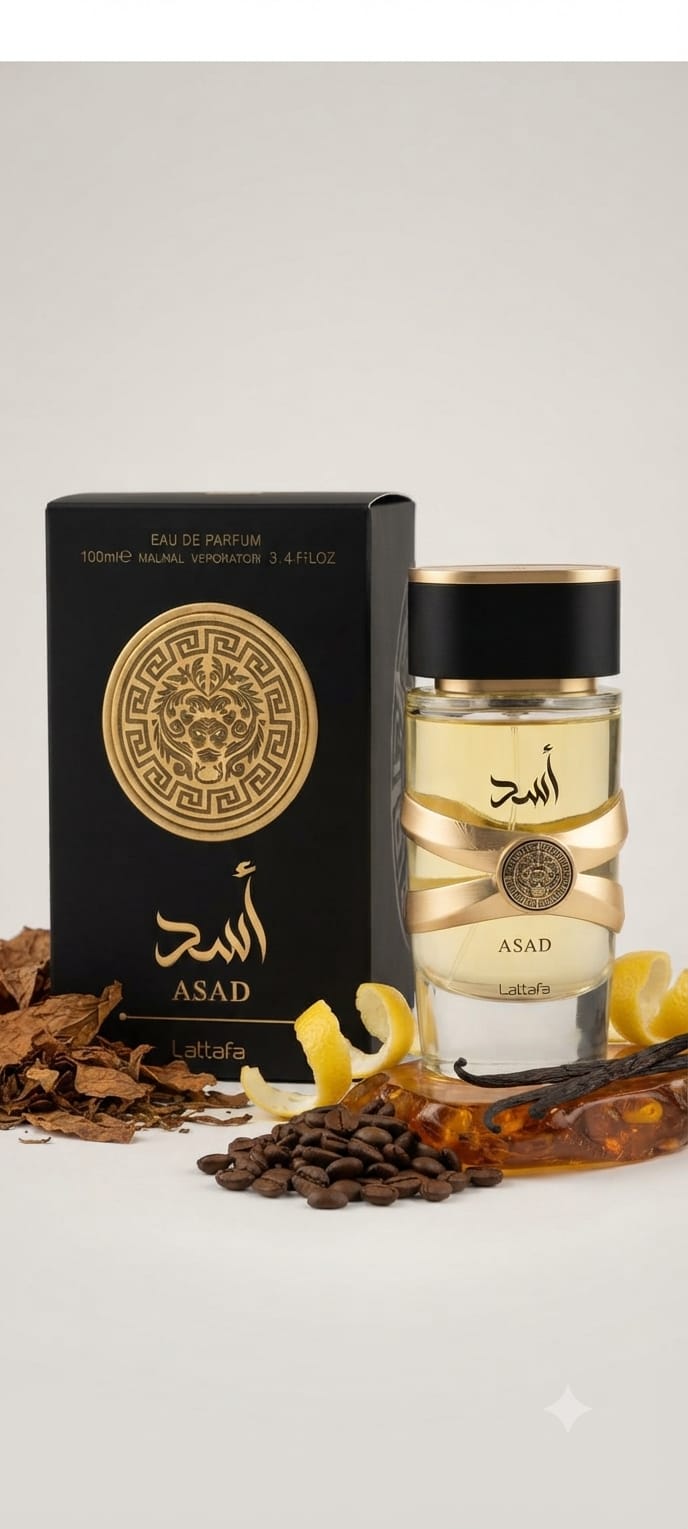 Lattafa Asad Eau de Parfum 100ml – Men’s Amber & Spicy Fragrance