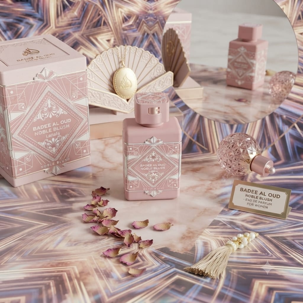 Lattafa Bade’e Al Oud Noble Blush Eau de Parfum 100ml – Women’s Sweet Floral Perfume