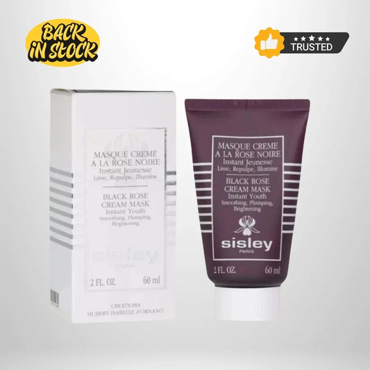 Sisley Paris Black Rose Cream Mask 60ml (2 oz) | Instant Youth Radiance Facial Mask | Luxury Hydrating Anti-Aging Skincare | New In Box