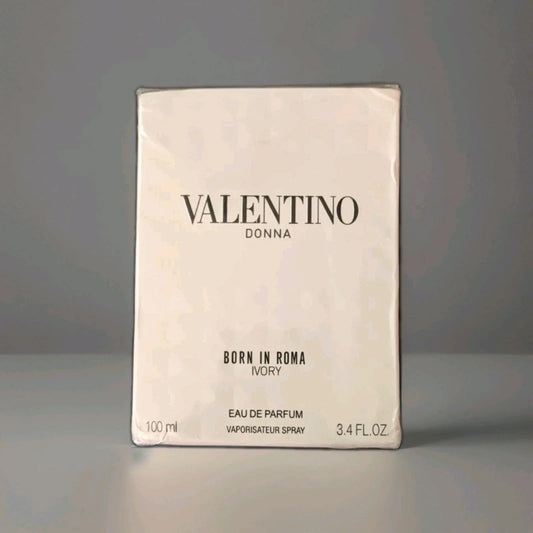 Valentino Donna Born In Roma Ivory Eau De Parfum for Women 3.4 oz (100ml) | Luxury Floral Woody Vanilla Perfume | New & Authentic Designer Fragrance