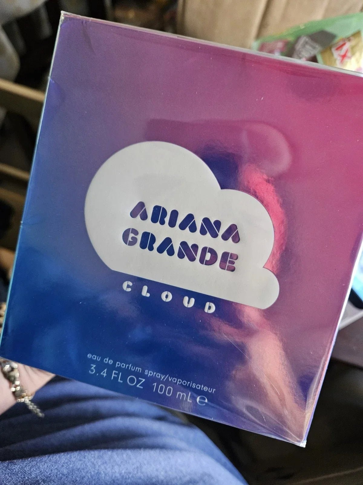 Ariana Grande Cloud Eau De Parfum Spray 3.4 oz (100ml) | Women's Luxury Sweet Floral Fragrance | Long Lasting Designer Perfume