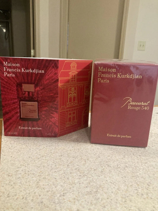 Maison Francis Kurkdjian Baccarat Rouge 540 Extrait de Parfum 70ml (2.4 oz) | Luxury Unisex Designer Fragrance | Long Lasting Woody Amber Perfume | New