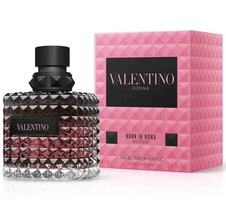 Valentino Donna Born In Roma Intense Eau De Parfum for Women 3.4 oz (100ml) | Luxury Floral Amber Vanilla Perfume | Brand New In Box