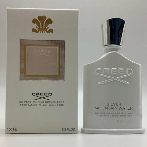 Creed Silver Mountain Water Eau De Parfum 3.3 oz (100ml) | Luxury Men's Fresh Citrus Fragrance | Premium Niche Designer Cologne | New In Box