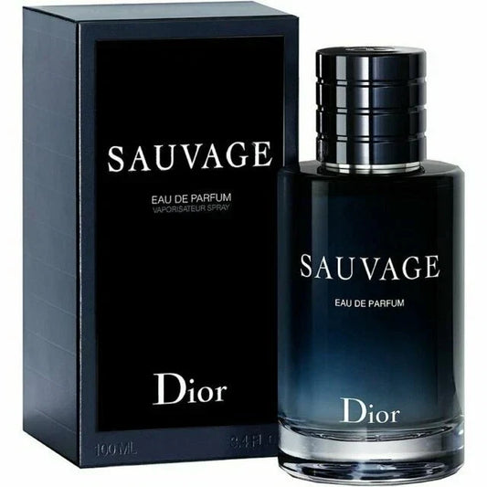 Dior Sauvage Eau De Parfum for Men 3.4 oz (100ml) Spray | Luxury Fresh Spicy Woody Cologne | Brand New Sealed